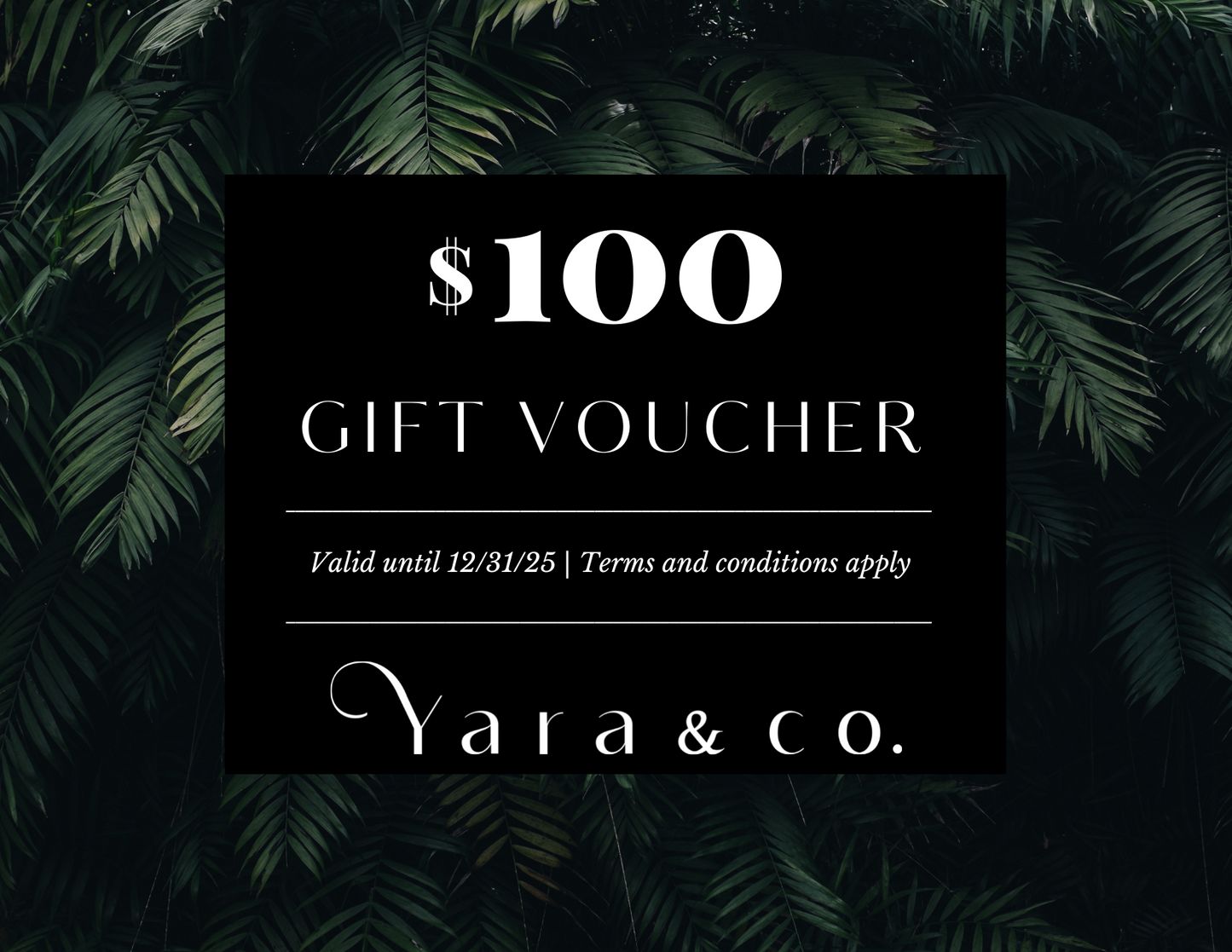 Yara & Co. Gift Card